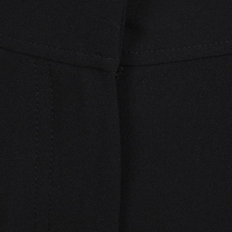 Pre Owned T by Alexander Wang Black High Rise Tailored Wide Leg Trousers S