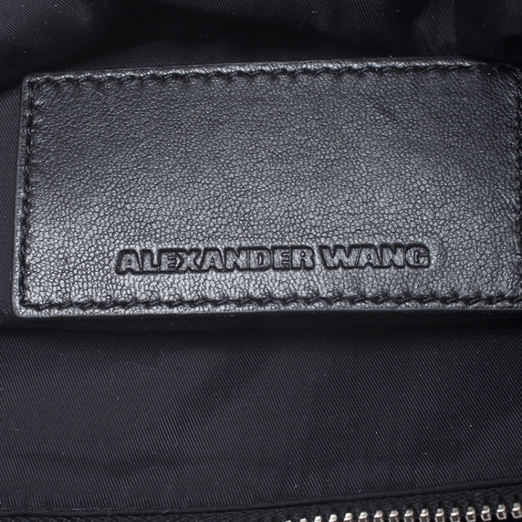 Pre Owned Alexander Wang Black Velvet Attica Belt Bag