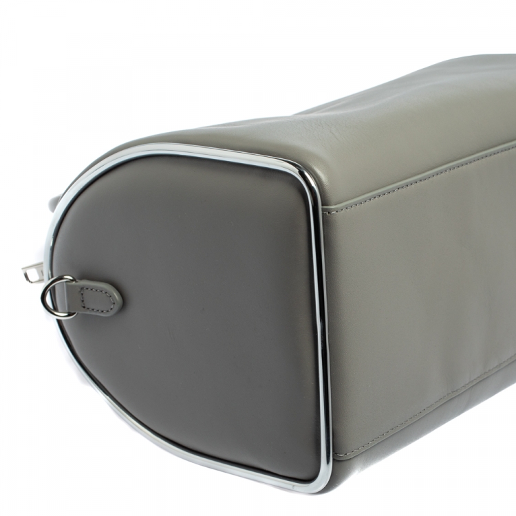 Pre Owned Alexander Wang Grey Leather Small Halo Satchel