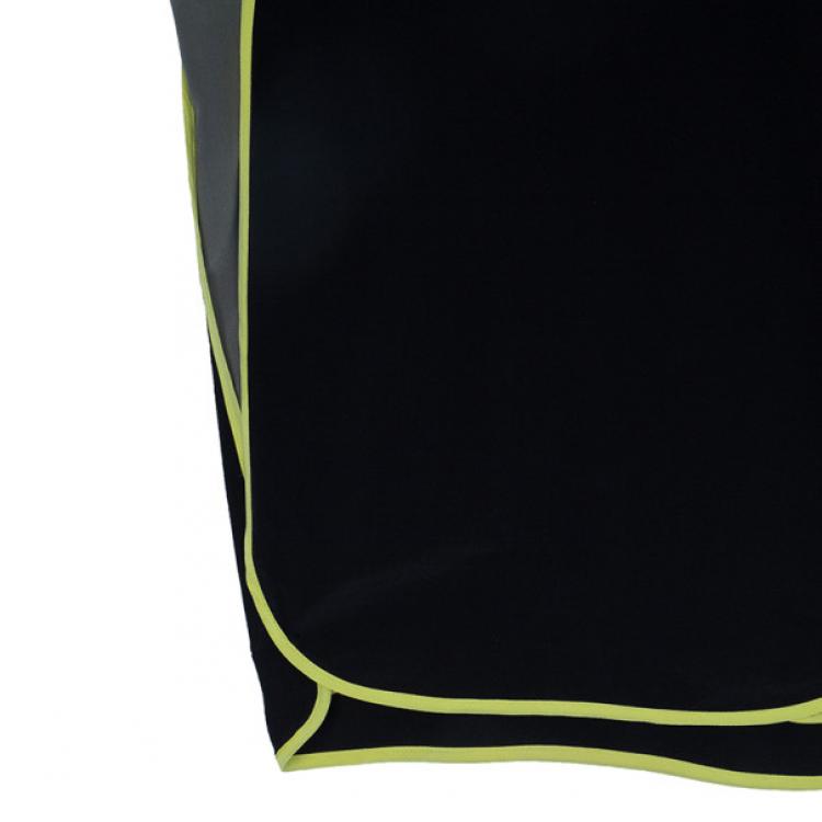 Pre Owned Alexander Wang Khaki Black Silk Top M