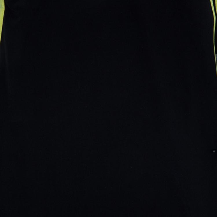 Pre Owned Alexander Wang Khaki Black Silk Top M