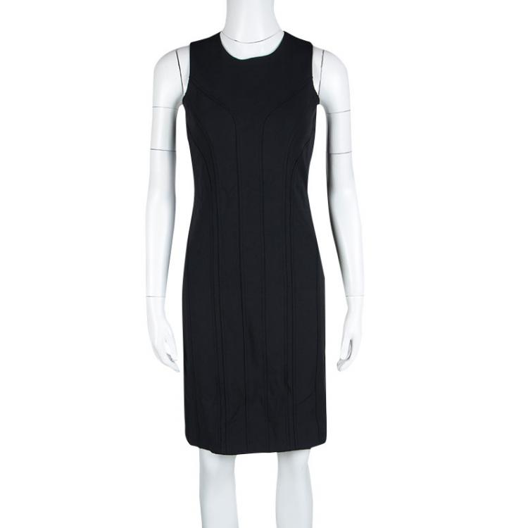 Pre Owned Alexander Wang Black Knit Sleeveless Fitted Dress S