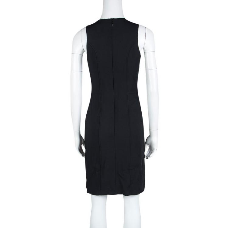 Pre Owned Alexander Wang Black Knit Sleeveless Fitted Dress S