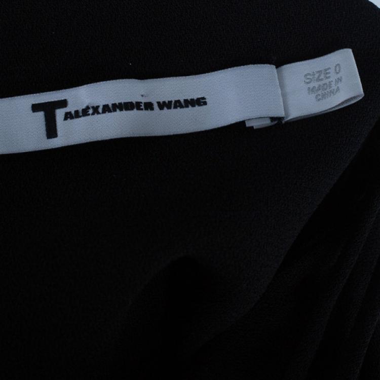 Pre Owned T Alexander Wang Poly Crepe Jumpsuit XS