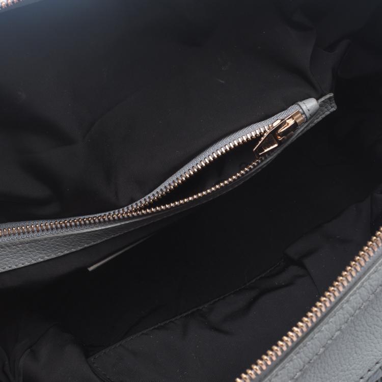 Pre Owned Alexander Wang Grey Leather Small Emile Satchel
