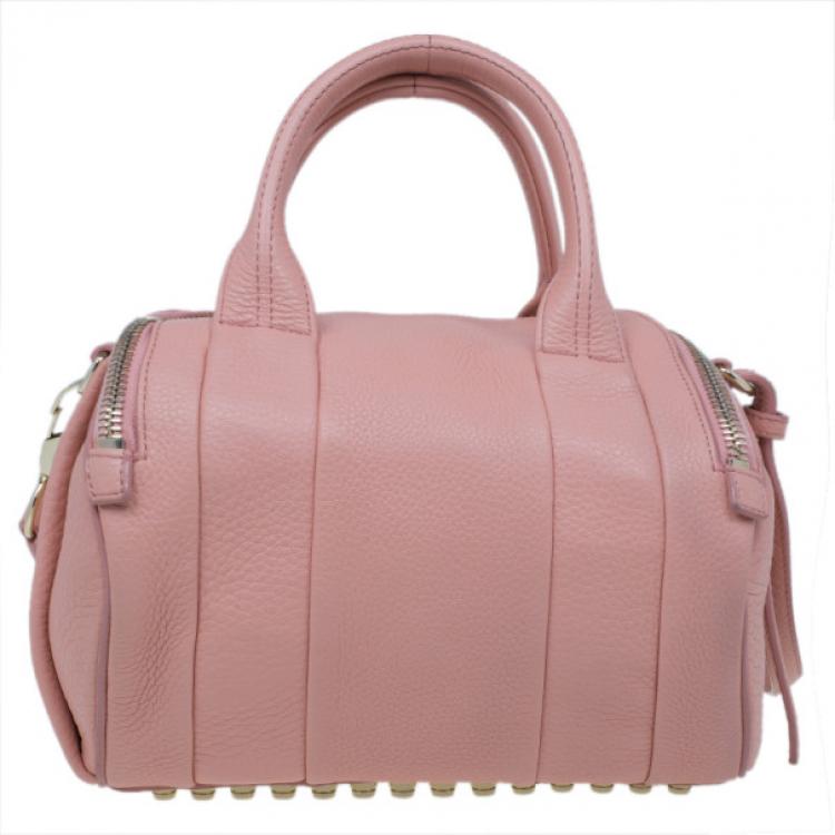 Pre Owned Alexander Wang Pink Leather Rockie Bag