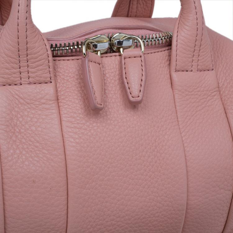Pre Owned Alexander Wang Pink Leather Rockie Bag