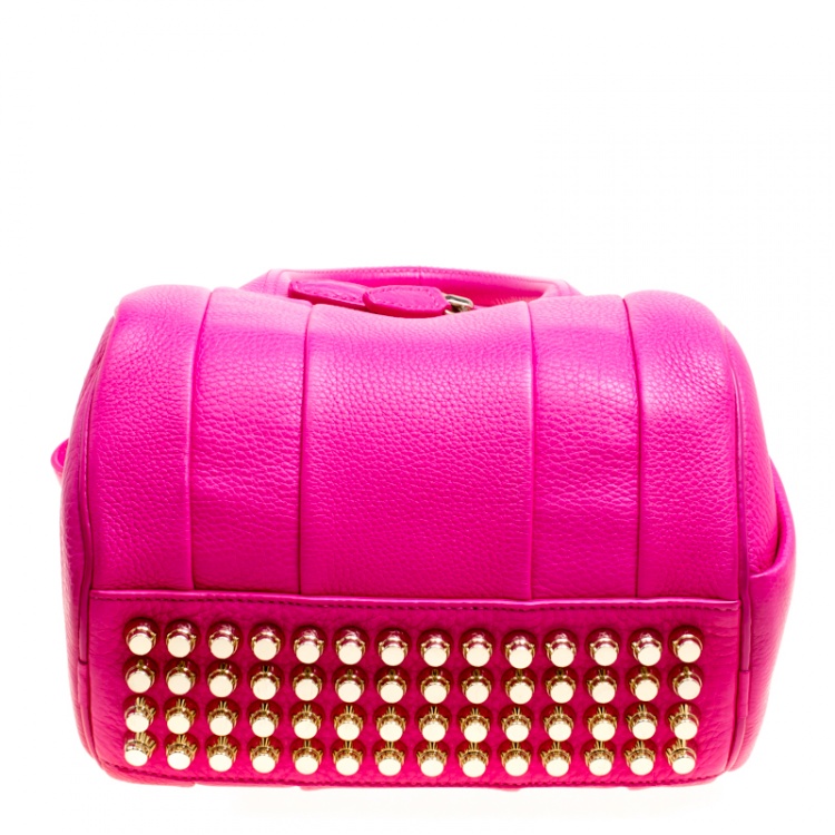 Pre Owned Alexander Wang Pink Leather Rocco Top Handle Bag