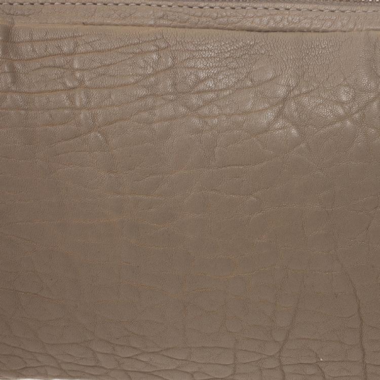 Pre Owned Alexander Wang Pink Dumbo Leather Clutch