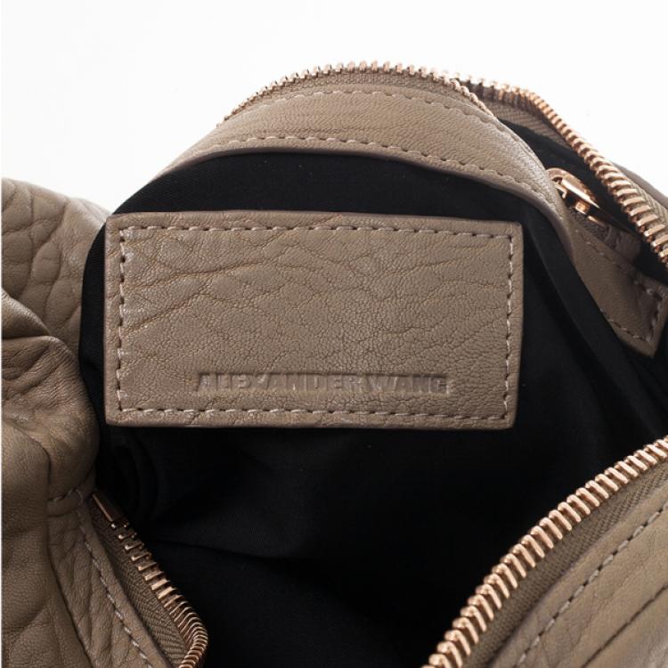 Pre Owned Alexander Wang Pink Dumbo Leather Clutch