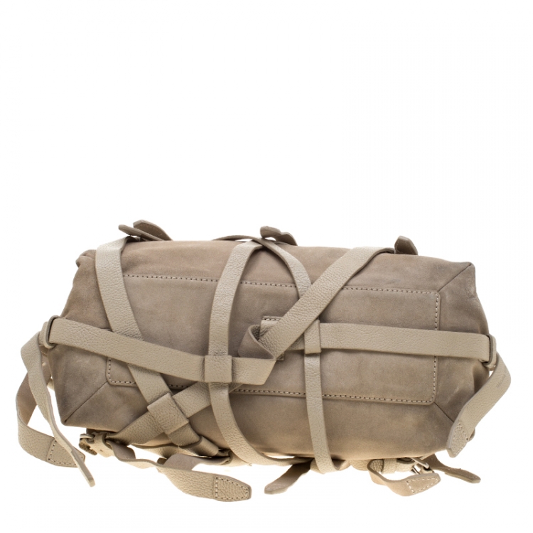 Pre Owned Alexander Wang Beige Suede and Leather Kristen Tote