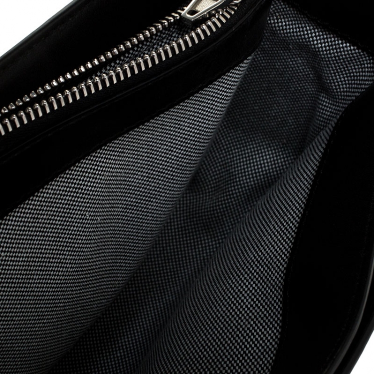 Pre Owned Alexander Wang Black Leather Small Prisma Envelope Crossbody Bag