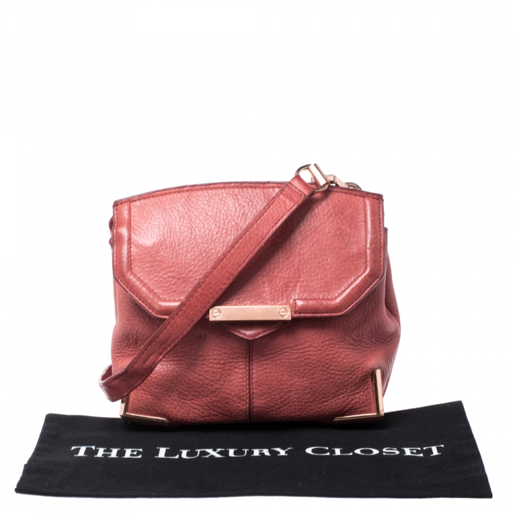 Pre Owned Alexander Wang Red Leather Small Marion Shoulder Bag