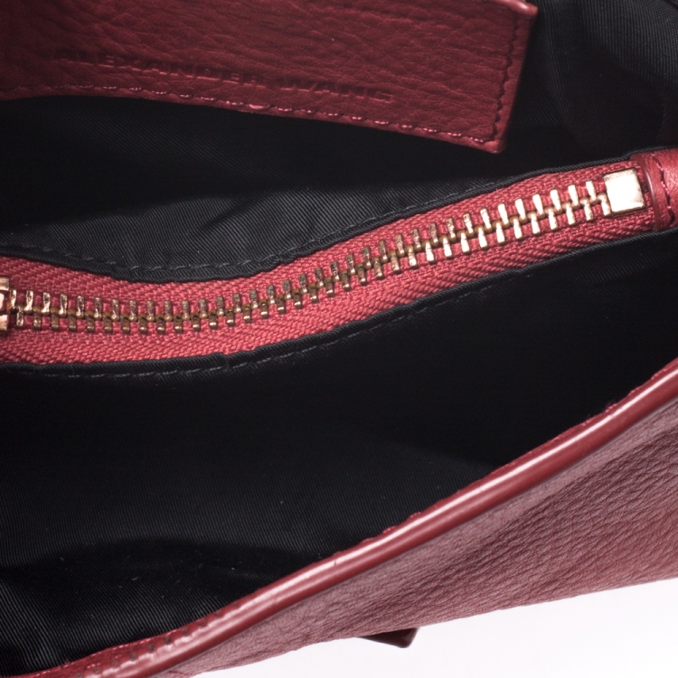 Pre Owned Alexander Wang Red Leather Small Marion Shoulder Bag