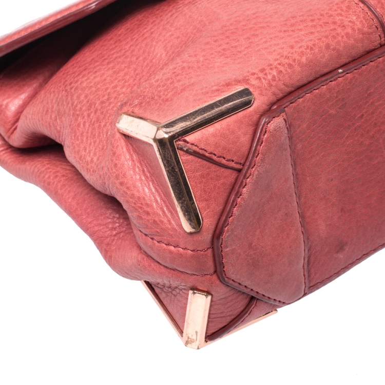 Pre Owned Alexander Wang Red Leather Small Marion Shoulder Bag