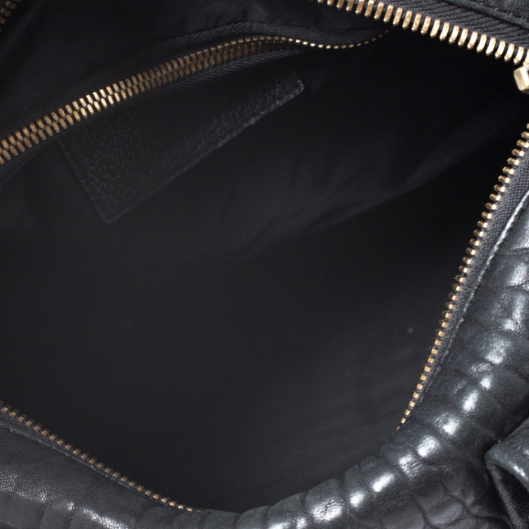 Pre Owned Alexander Wang Black Leather Rocco Duffel Bag