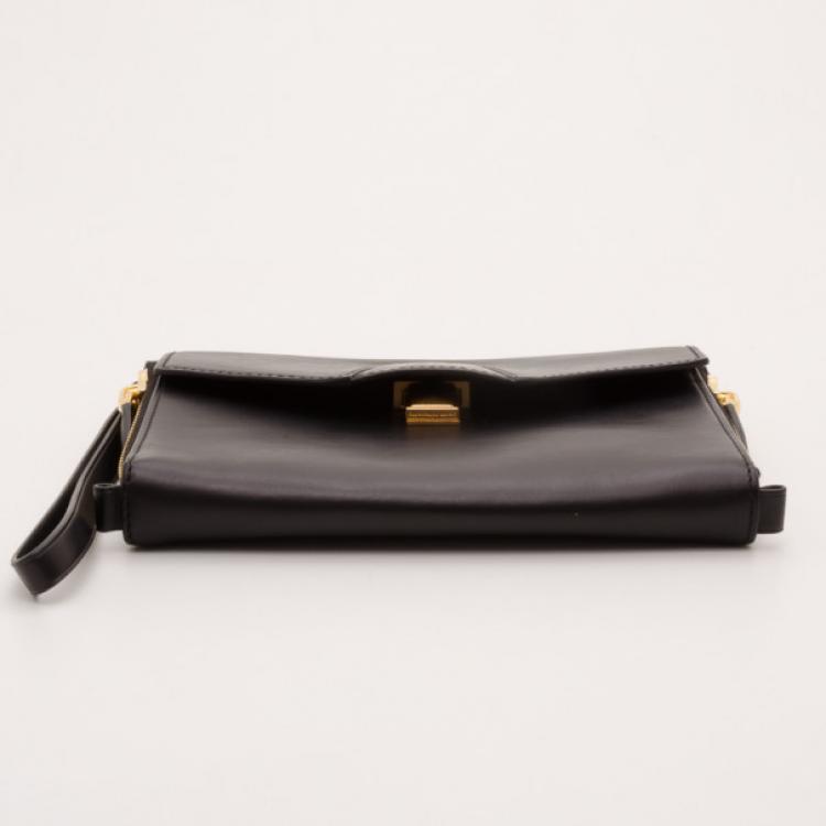 Pre Owned Alexander Wang Leather Lydia Clutch 