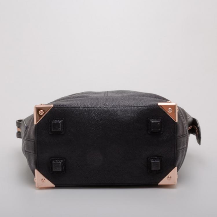 Pre Owned Alexander Wang Black Leather Large Emile Tote