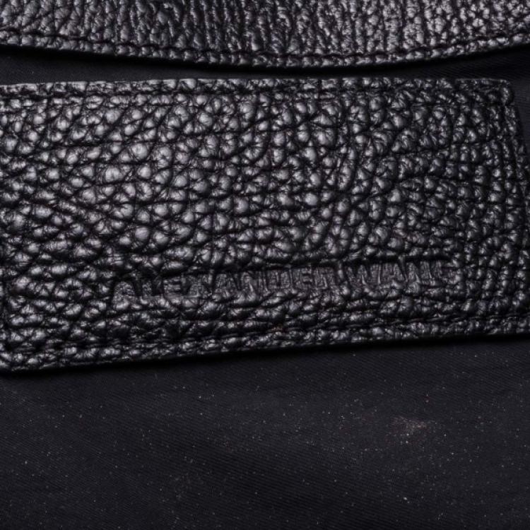 Pre Owned Alexander Wang Black Leather Large Emile Tote