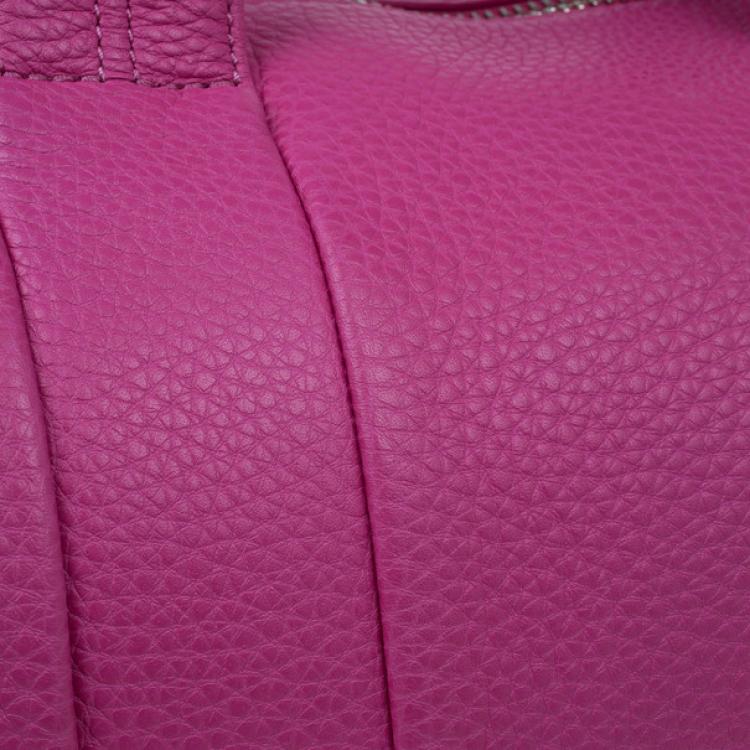 Pre Owned Alexander Wang Flamingo Leather Rocco Large Bag