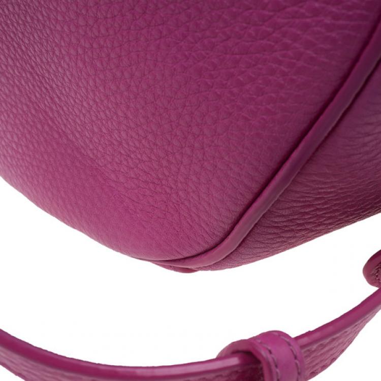 Pre Owned Alexander Wang Flamingo Leather Rocco Large Bag