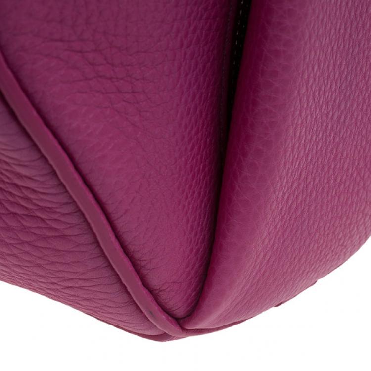 Pre Owned Alexander Wang Flamingo Leather Rocco Large Bag