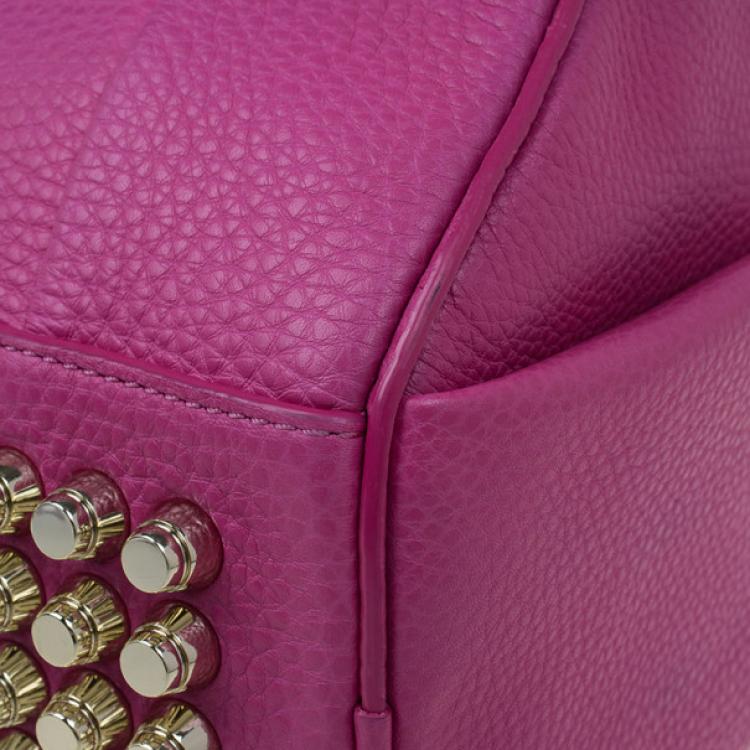 Pre Owned Alexander Wang Flamingo Leather Rocco Large Bag