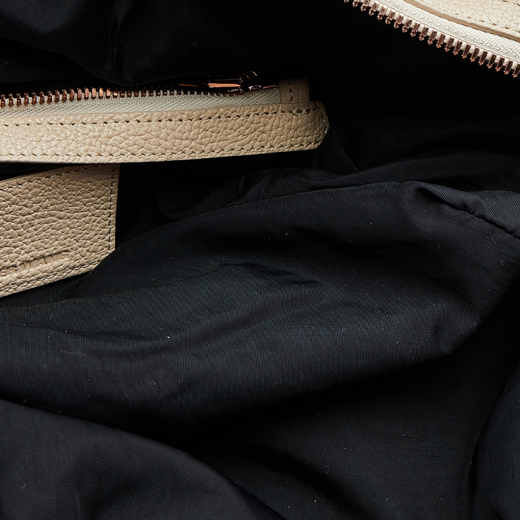 Pre Owned Alexander Wang Cream Leather Emile Satchel