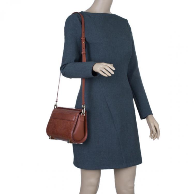 Pre Owned Alexander Wang Maroon Lambskin Mini Chastity Sling