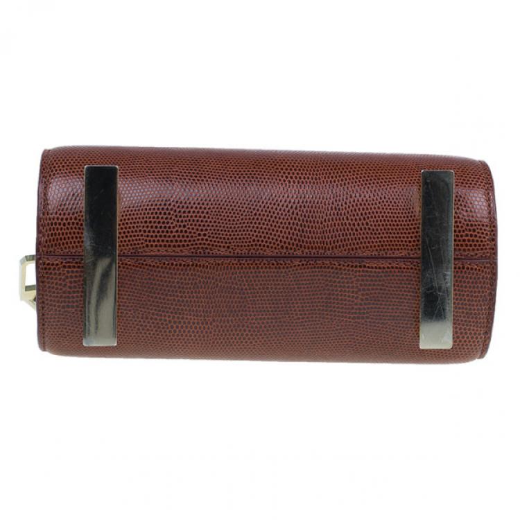 Pre Owned Alexander Wang Maroon Lambskin Mini Chastity Sling