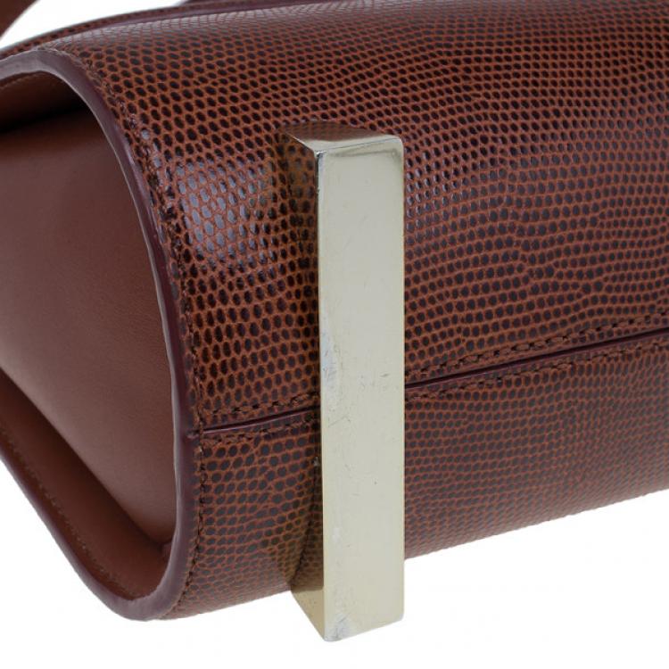 Pre Owned Alexander Wang Maroon Lambskin Mini Chastity Sling