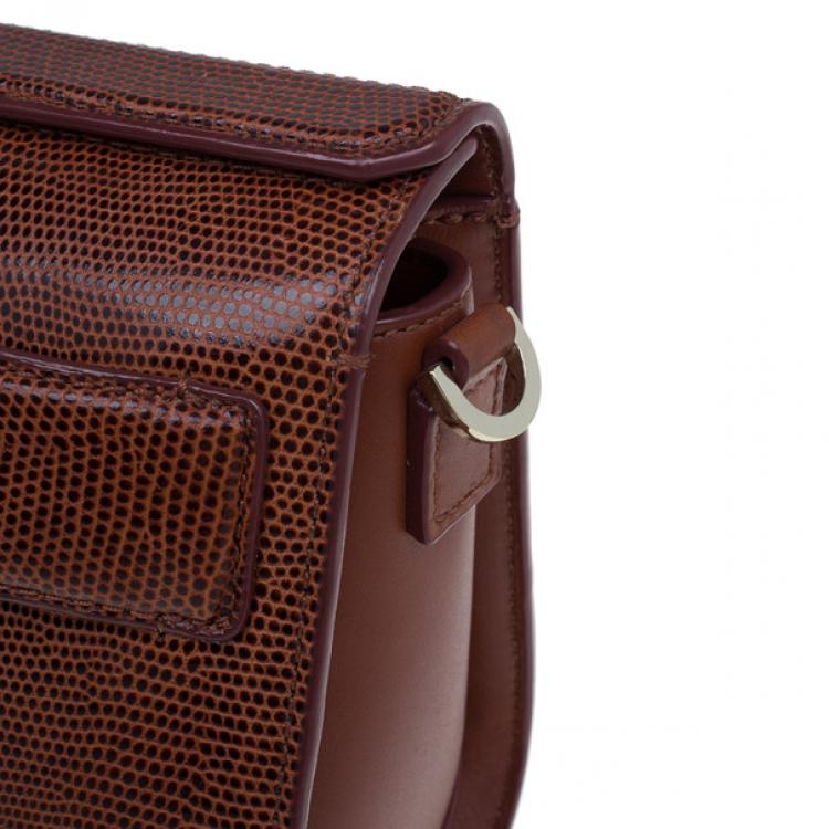 Pre Owned Alexander Wang Maroon Lambskin Mini Chastity Sling