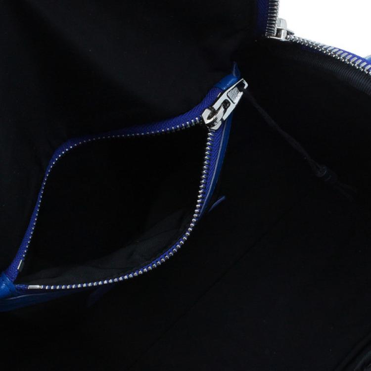 Pre Owned Alexander Wang Blue Lambskin Mini Pebbled Rockie