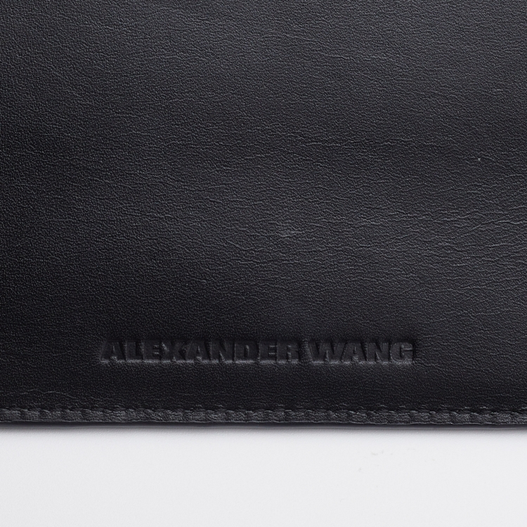 Pre Owned Alexander Wang Multicolor Lizard Embossed and Leather Zip Pouch