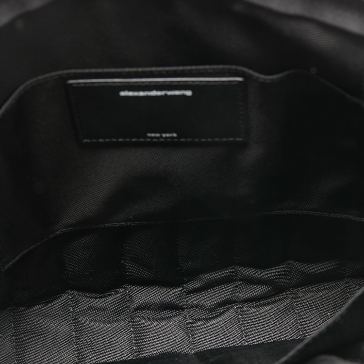 Pre Owned Alexander Wang Black Nylon Elite Laptop Bag   