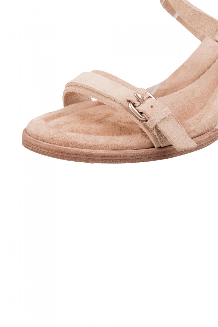 Pre Owned Alexander Wang Beige Suede Stella Multi Strap Heel Sandals Size 38
