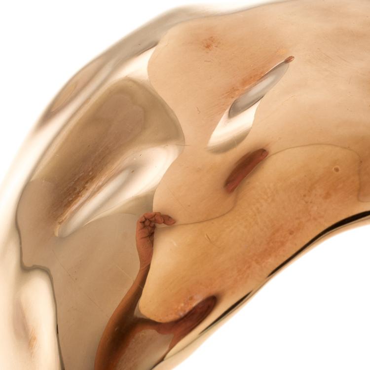 Pre Owned Alexis Bittar Liquid Gold Organic Open Cuff Bracelet
