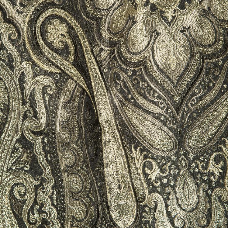 Pre Owned Alice + Olivia Metallic Lurex Paisley Pattern Yolanda Mini Skirt XS