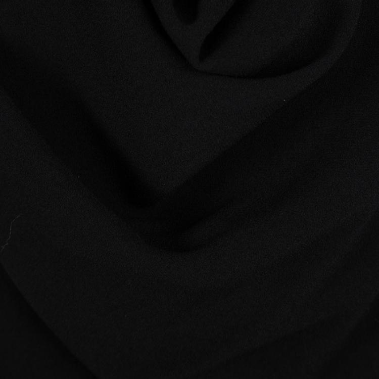 Pre Owned Alice + Olivia Black Cowl Neck Cutout Back Detail Draped Maxi Dress S