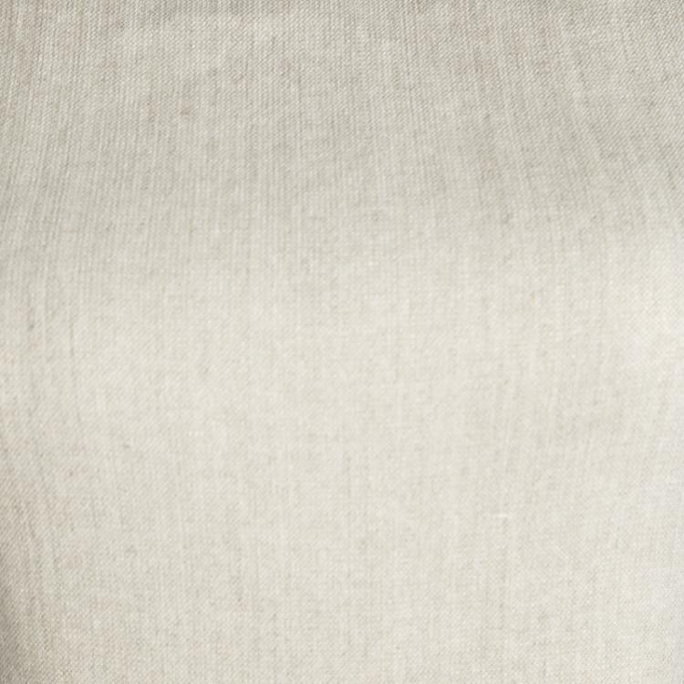 Pre Owned Alice + Olivia To Work  Beige Linen Sleeveless Peplum Dress S