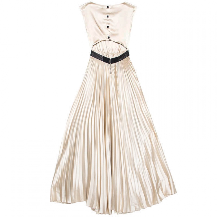 alice and olivia pleated dress