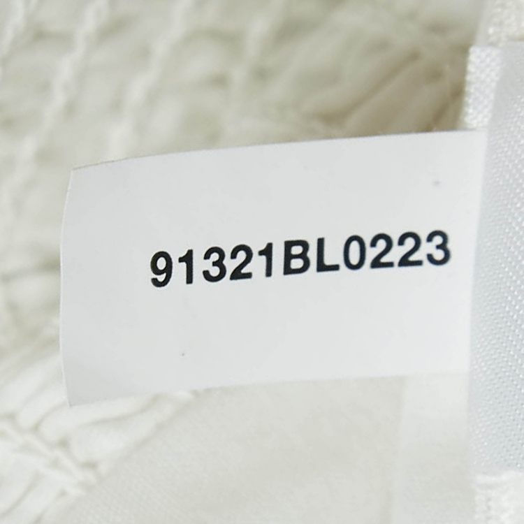 Pre Owned Antonio Melani White Floral Embroidered Top and Skirt Set S