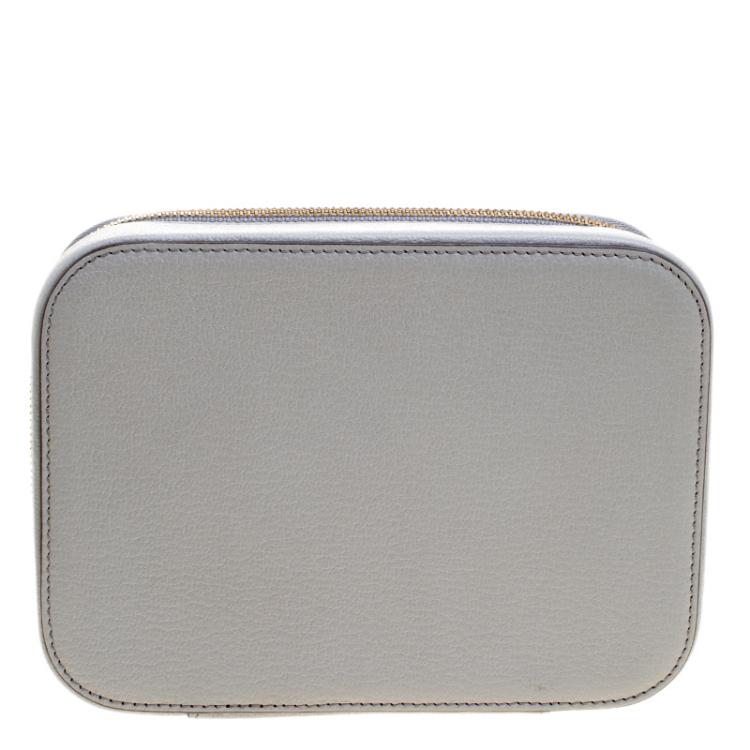 Pre Owned Anya Hindmarch Grey Leather Egg Keepsake Box