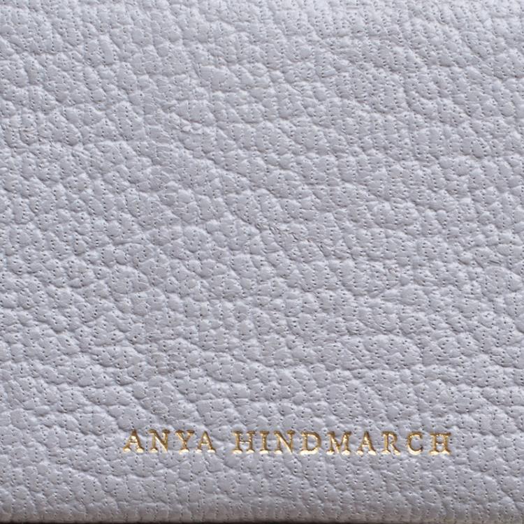 Pre Owned Anya Hindmarch Grey Leather Egg Keepsake Box