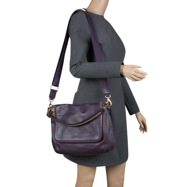 Anya Hindmarch Purple Leather Maxi Vere Satchel Anya Hindmarch | TLC