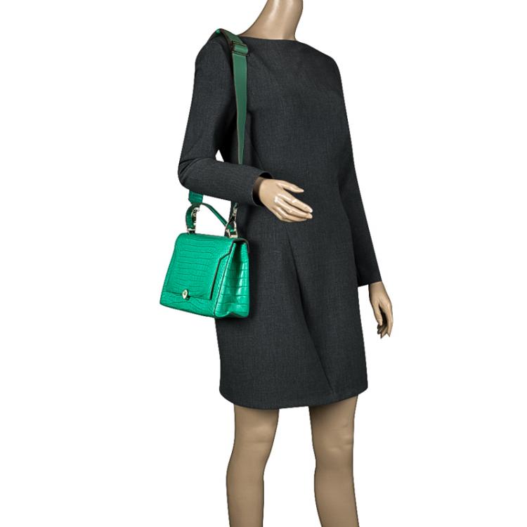 Anya Hindmarch Emerald Alligator Bathurst Bag Anya Hindmarch | TLC