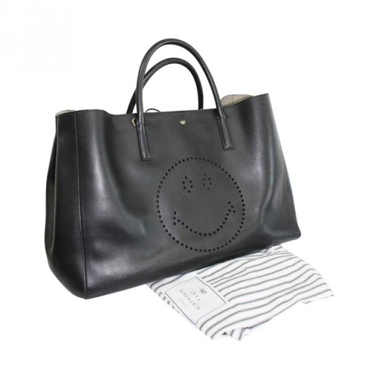 anya hindmarch leather tote