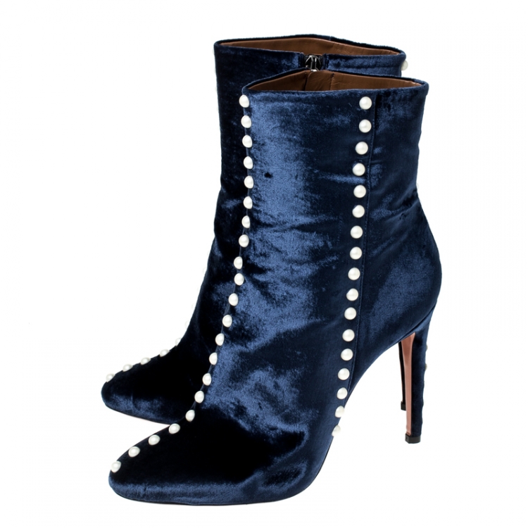 aquazzura follie pearl boots