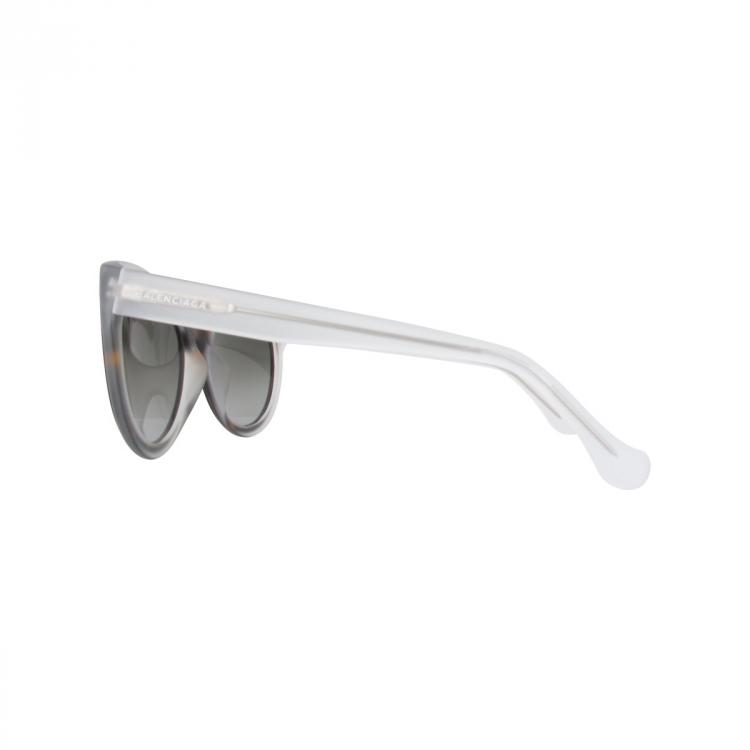 Pre Owned Balenciaga Havana/Gradient Smoke BA0065 Cat Eye Sunglasses