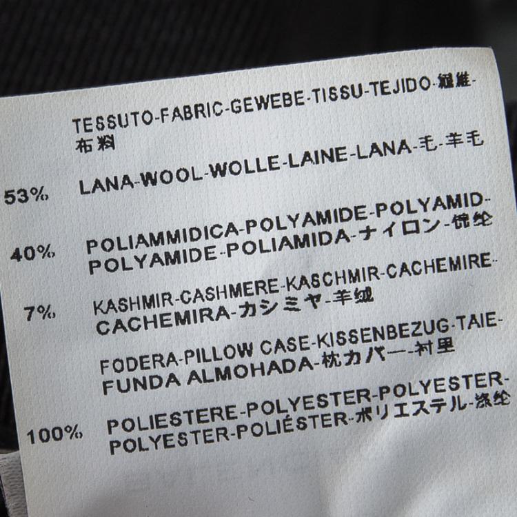 Pre Owned Balenciaga Black Tailored Pencil Skirt M